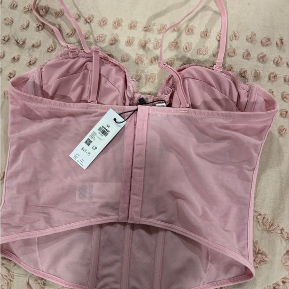 Garage Blush Lace Bustier - Picture 3 of 3